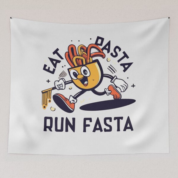 Item preview, eat pasta run fasta designed and sold by JackAMM.