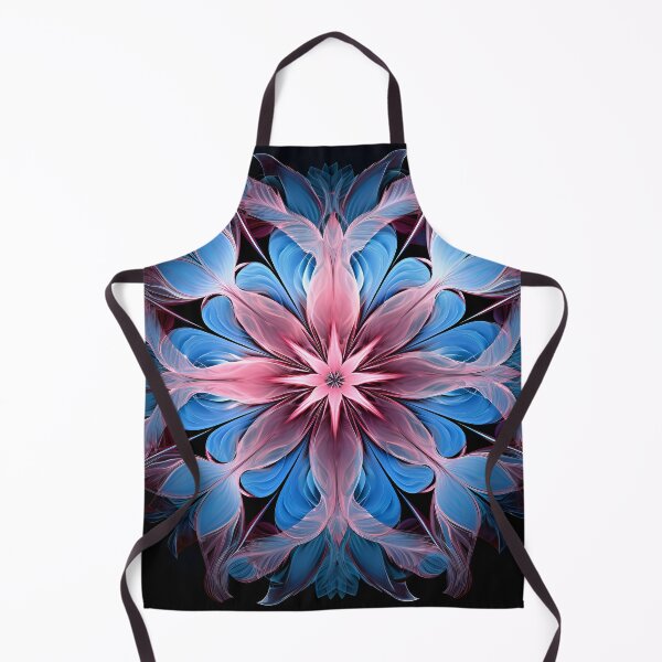 Item preview, Crystallography Lilly flower in shades of pink and blue designed and sold by dcrc.