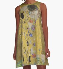 The Kiss - Gustav Klimt A-Line Dress