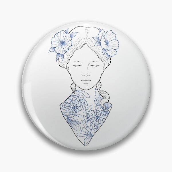 Item preview, FLOWER LADY designed and sold by InkVee.