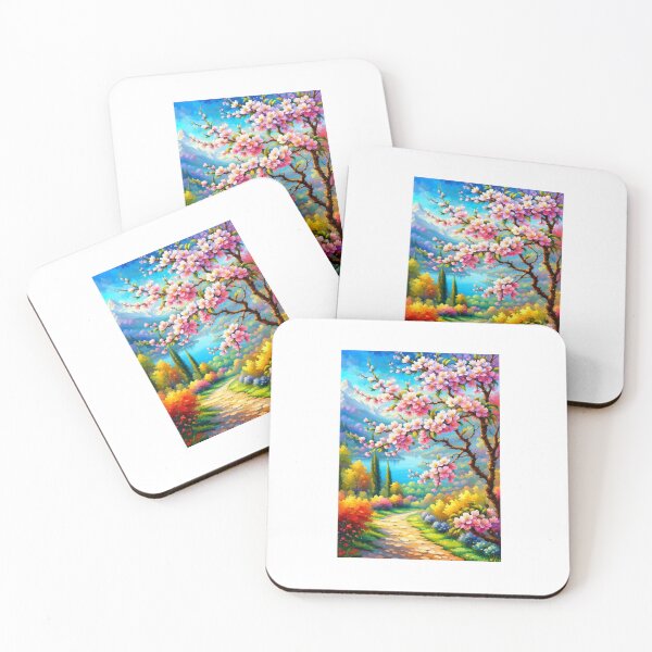 Item preview, Spring tree in a beautiful Landscape  designed and sold by SamArtHive.