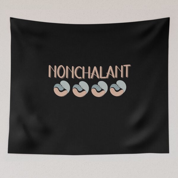 Item preview, Stylized Nonchalant: Chic Typographic Waves designed and sold by ChromaticBlend.