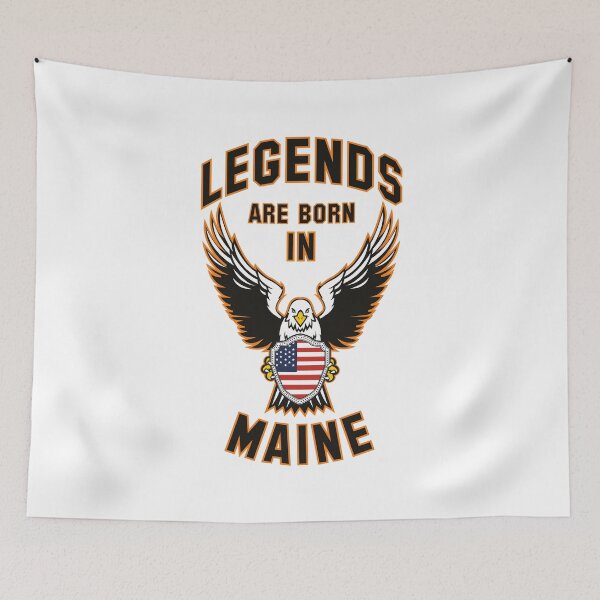 Item preview, Legends are born in Maine designed and sold by beloknet.