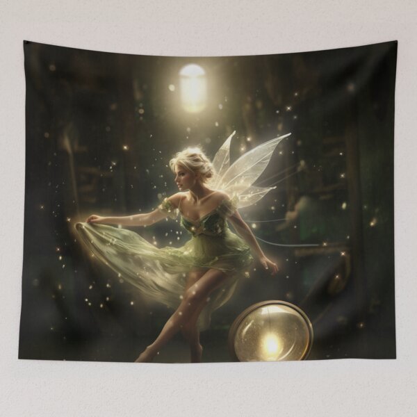 Item preview, Tinkerbell Peter Pan Inspired Art designed and sold by CDC40.