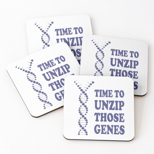 Item preview, Time To Unzip Those Genetic Genes designed and sold by ScienceCorner.
