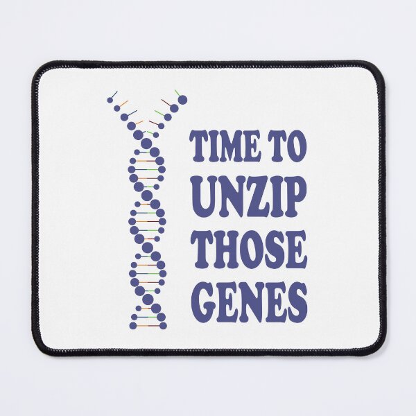 Item preview, Time To Unzip Those Genetic Genes designed and sold by ScienceCorner.