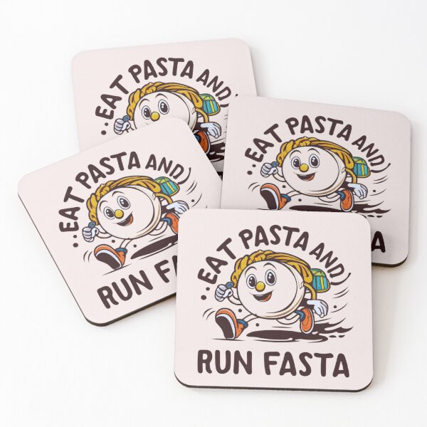Item preview, eat pasta run fasta designed and sold by JackAMM.
