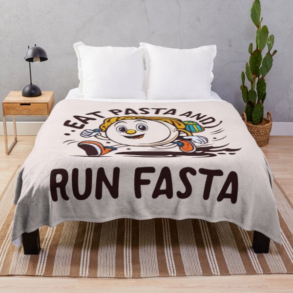 Item preview, eat pasta run fasta designed and sold by JackAMM.