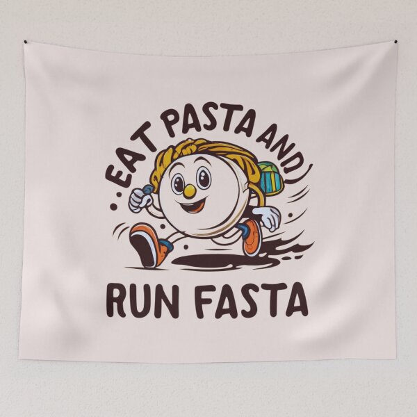 Item preview, eat pasta run fasta designed and sold by JackAMM.