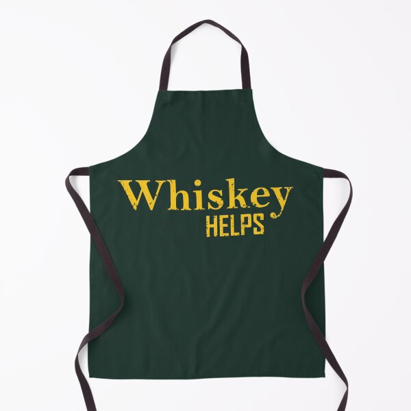 Item preview, Whiskey Helps Funny drinking quote lover whisky drinker sayings jokes slogan designed and sold by Alexaltay.