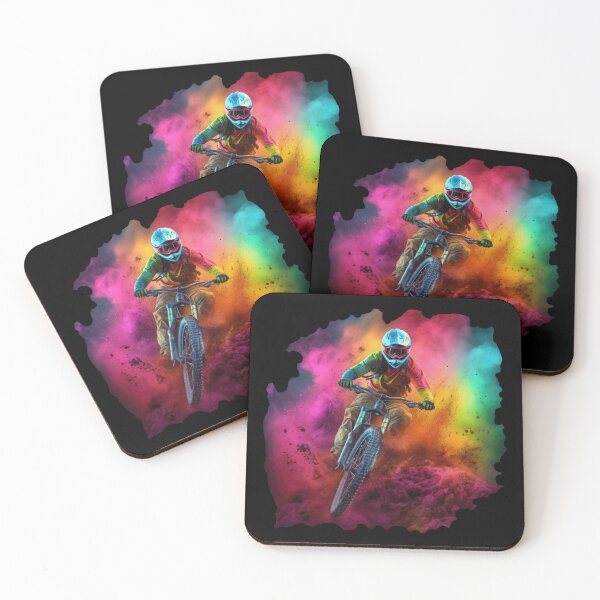 Artikelvorschau, Mountainbiker, Mountainbiken, Mountainbikes mitten im Staub entworfen und verkauft von WallGemsArt.