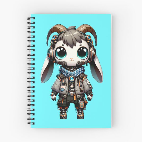 Item preview, Cute Cyberpunk Robot Goat! designed and sold by kukamatsu.