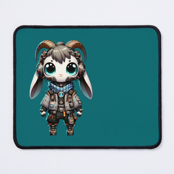 Item preview, Cute Cyberpunk Robot Goat! designed and sold by kukamatsu.