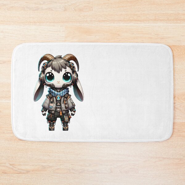 Item preview, Cute Cyberpunk Robot Goat! designed and sold by kukamatsu.