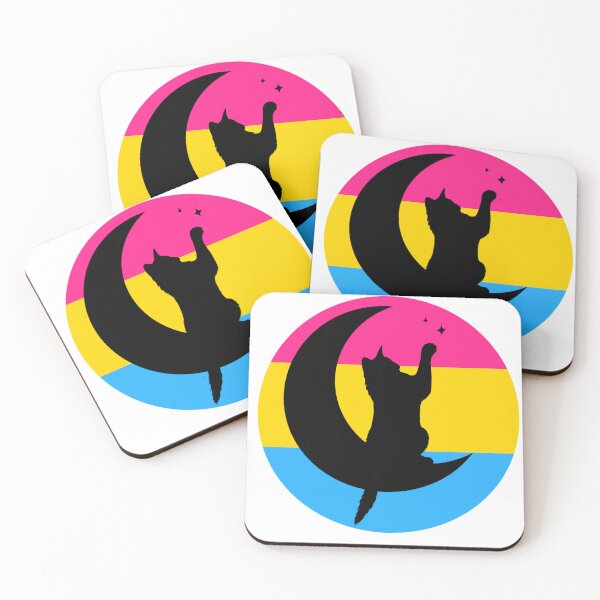 Artikelvorschau, Pansexuelle Pride-Mondkatze entworfen und verkauft von ashstash.