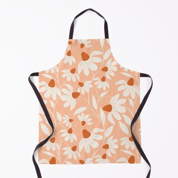 Item preview, Pantone Color 2024 Floriography - White Coneflower - Peach Fuzz designed and sold by susycosta.
