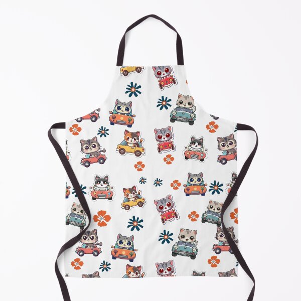 Item preview, Cute Cats in Cars All Over Print designed and sold by EasyPrints337.