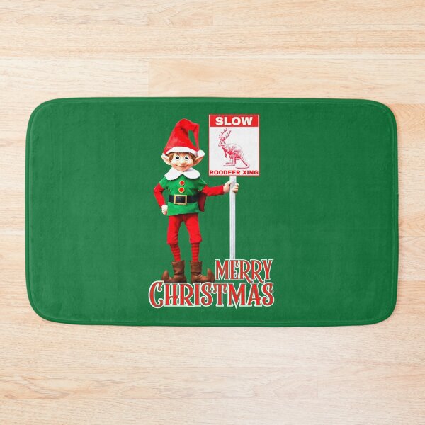 Item preview, Australian Merry Christmas Elf Aussie Roodeer Xmass designed and sold by theflandonian.