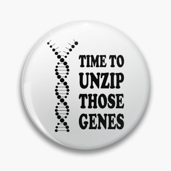 Item preview, Time To Unzip Those Genetic Genes designed and sold by ScienceCorner.