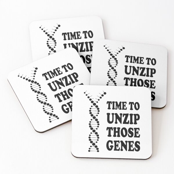 Item preview, Time To Unzip Those Genetic Genes designed and sold by ScienceCorner.