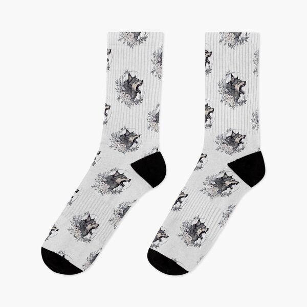 Item preview, Vintage Floral Wolf designed and sold by DesignscapeWCF.