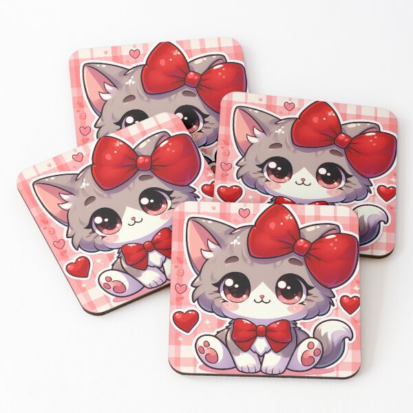 Item preview, Cute Valentine Kitty, junk journaling, journaling designed and sold by Design Den.