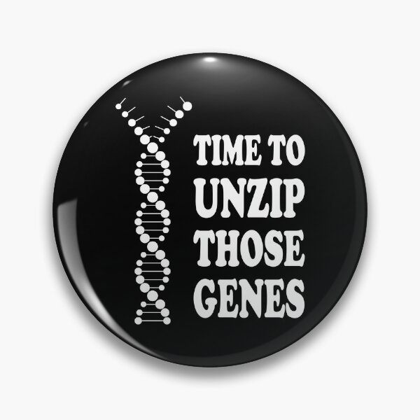 Item preview, Time To Unzip Those Genetic Genes designed and sold by ScienceCorner.