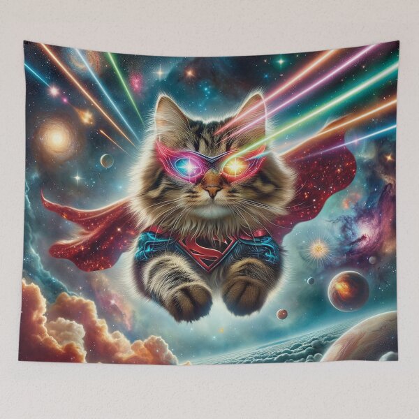Item preview, Gato espacial láser designed and sold by Zestpond.