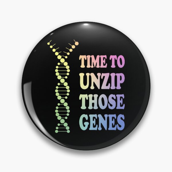 Item preview, Time To Unzip Those Genetic Genes designed and sold by ScienceCorner.