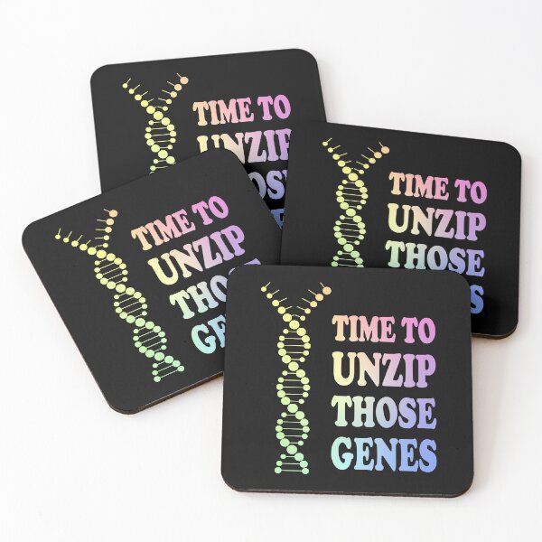 Item preview, Time To Unzip Those Genetic Genes designed and sold by ScienceCorner.