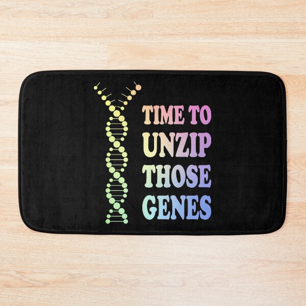 Item preview, Time To Unzip Those Genetic Genes designed and sold by ScienceCorner.