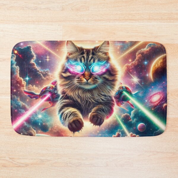 Item preview, Laser Space Cat designed and sold by Zestpond.