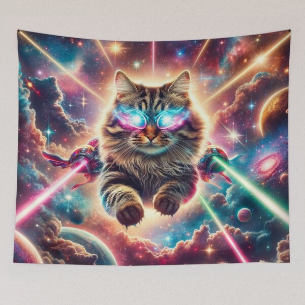 Item preview, Laser Space Cat designed and sold by Zestpond.