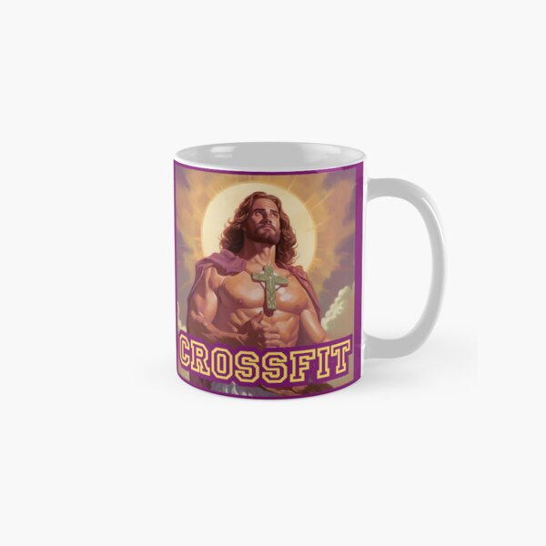 Item preview, crossfit - buff jesus - hallowed be thy gains designed and sold by Alyn8.