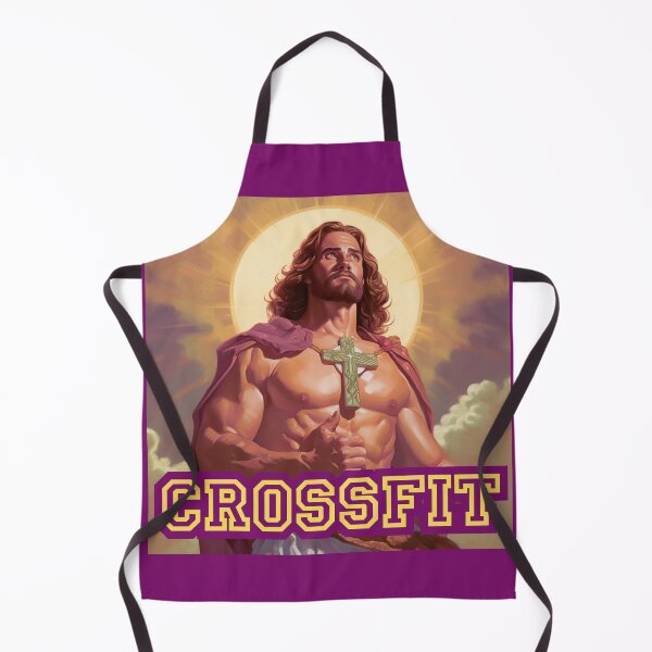Item preview, crossfit - buff jesus - hallowed be thy gains designed and sold by Alyn8.