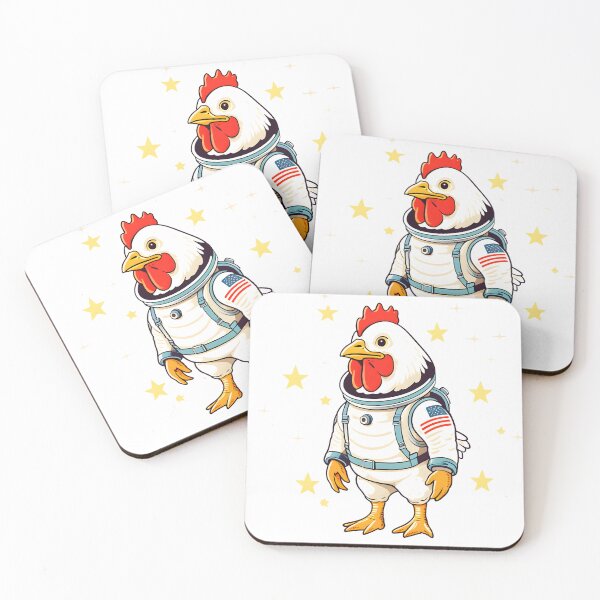 Item preview, AstroChicken Space Prints for Toddlers (and parents!) designed and sold by macvoodoodesign.