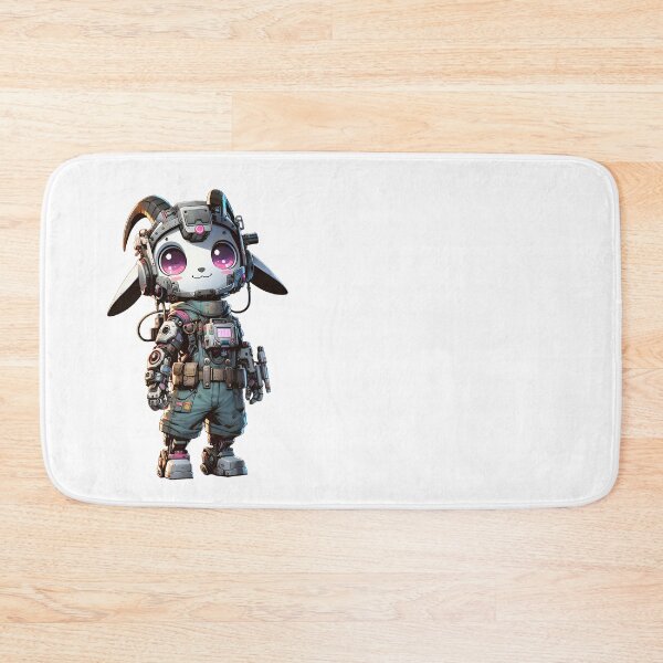 Item preview, Cute Cyberpunk Robot Goat! designed and sold by kukamatsu.