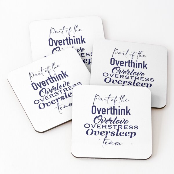 Item preview, Part of the Over Team - Navy designed and sold by TeaLimeTwo.