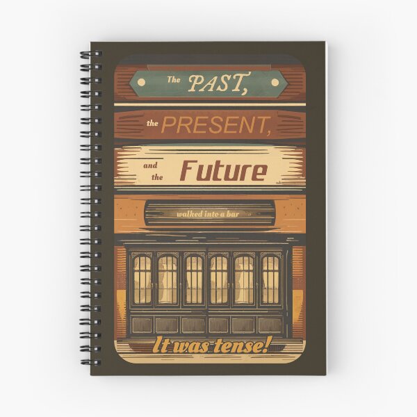 Item preview, The past, present & future walked into a bar ... designed and sold by SolidEarthArt.