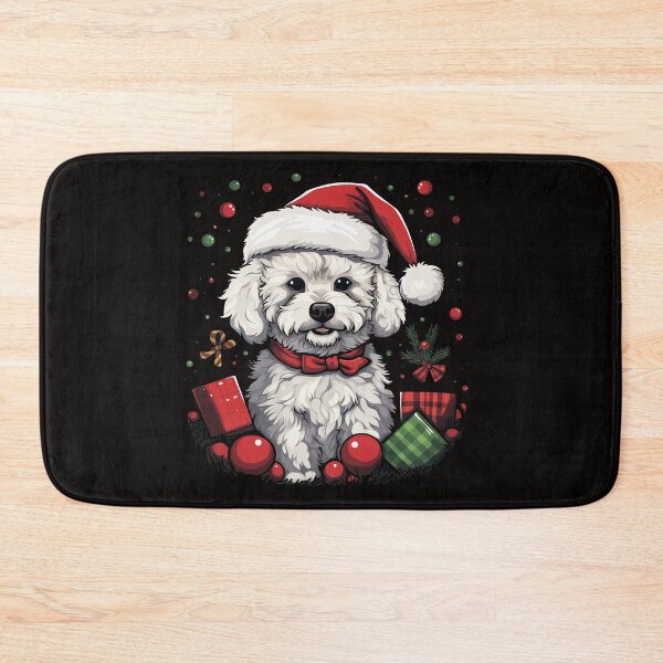 Item preview, Christmas Bichon Frise designed and sold by creativellashop.
