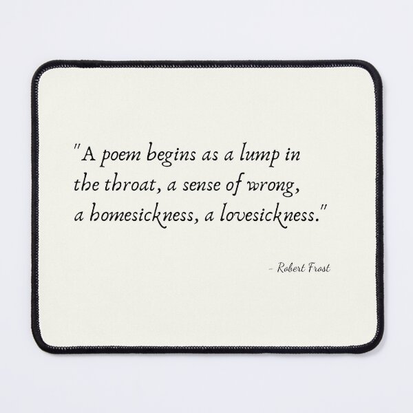 Item preview, A Quote about Poetry by Robert Frost designed and sold by Poemit.