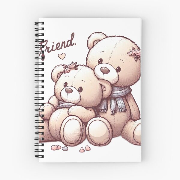 Item preview, "Sweet Teddy Bear Friendship: Playful Illustration with Cute Details" designed and sold by Huycao211.