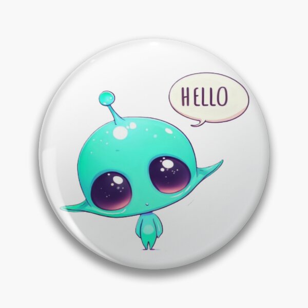 Item preview, cute alien designed and sold by ArtSphere4U.