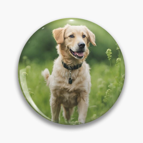 Item preview, Dog in green nature designed and sold by GoodThings66.