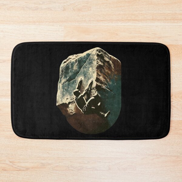 Item preview, Vintage Climber - Retro Style Bouldering Illustration designed and sold by Retro Travel Design.