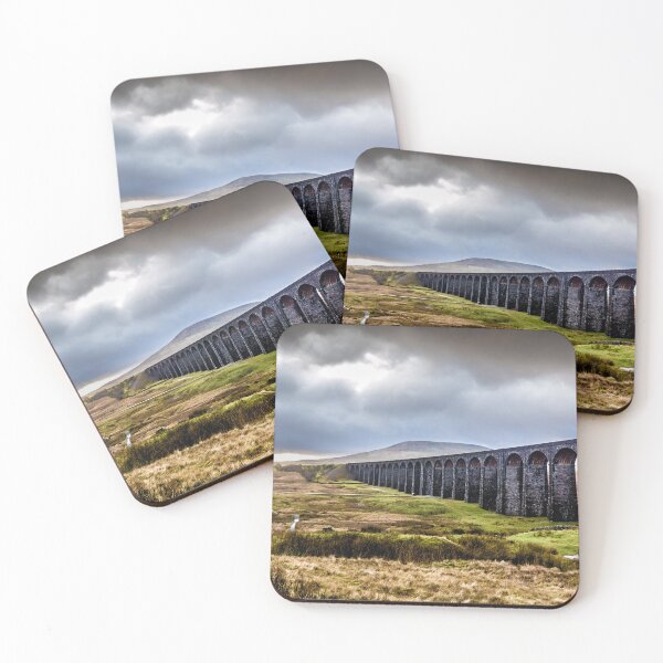 Item preview, Ribblehead Viaduct with stormy sky. Yorkshire Dales. UK designed and sold by bailey-cooper.