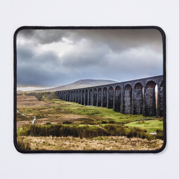Item preview, Ribblehead Viaduct with stormy sky. Yorkshire Dales. UK designed and sold by bailey-cooper.