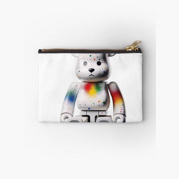 Item preview, "Multicolored Bearbrick Transformation: Captivating White Palette Illustration" designed and sold by Huycao211.