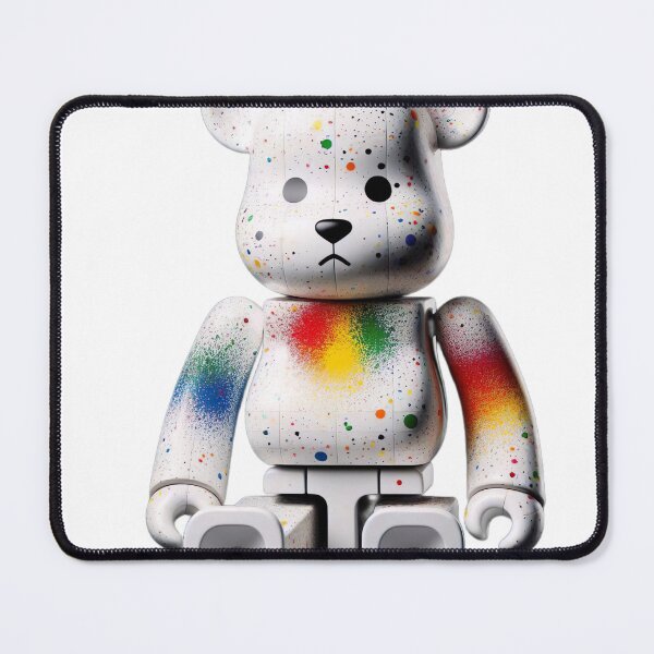 Item preview, "Multicolored Bearbrick Transformation: Captivating White Palette Illustration" designed and sold by Huycao211.
