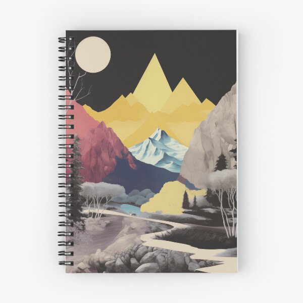 Item preview, Negative Effect Collage Style Landscape of Nature and Mountains designed and sold by Je-we.